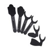 6pcs Intraoral Photographic Black Background Metal Dental Photo Backdrop Contrastor