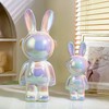 Hosoncovy Ceramic Rabbit Statue Ornament Figurine Rabbit Home Ornament Piggy