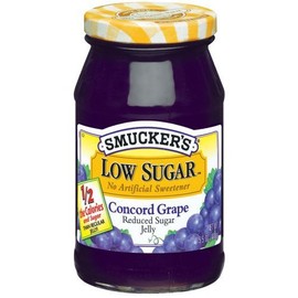 Smucker's Low Sugar Concord Grape Jelly 15.5oz Jars (Pack of 3) by Smucker's