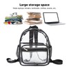 Clear Backpack Waterproof Heavy Duty Fashionable Eco Friendly PVC Transparent