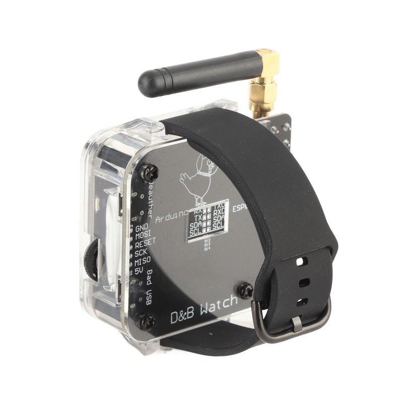 WiFi Programmable Watch 1.3 Inch Screen 2.4GHz ESP8266 Board 3dB