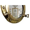 Antique Brass Porthole Mirror Aluminum Porthole 15" Wall Hanging Nautical