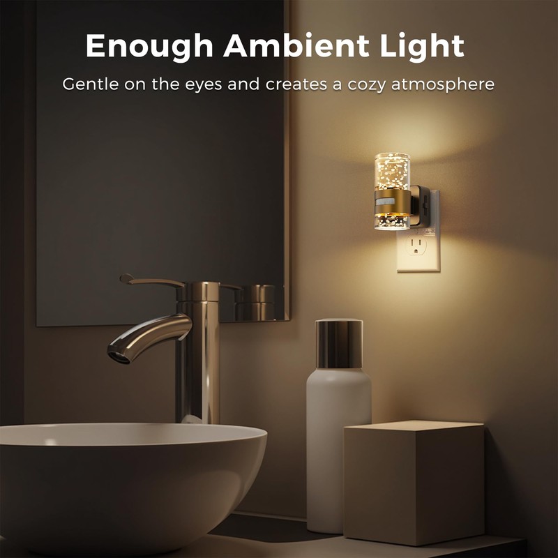 L LOHAS LED Motion Sensor Night Light,Dimmable Night Lights Plug