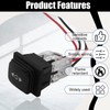 Self-Locking Waterproof Rocker Switch Polarity Reverse Switch Toggle Switch Micro