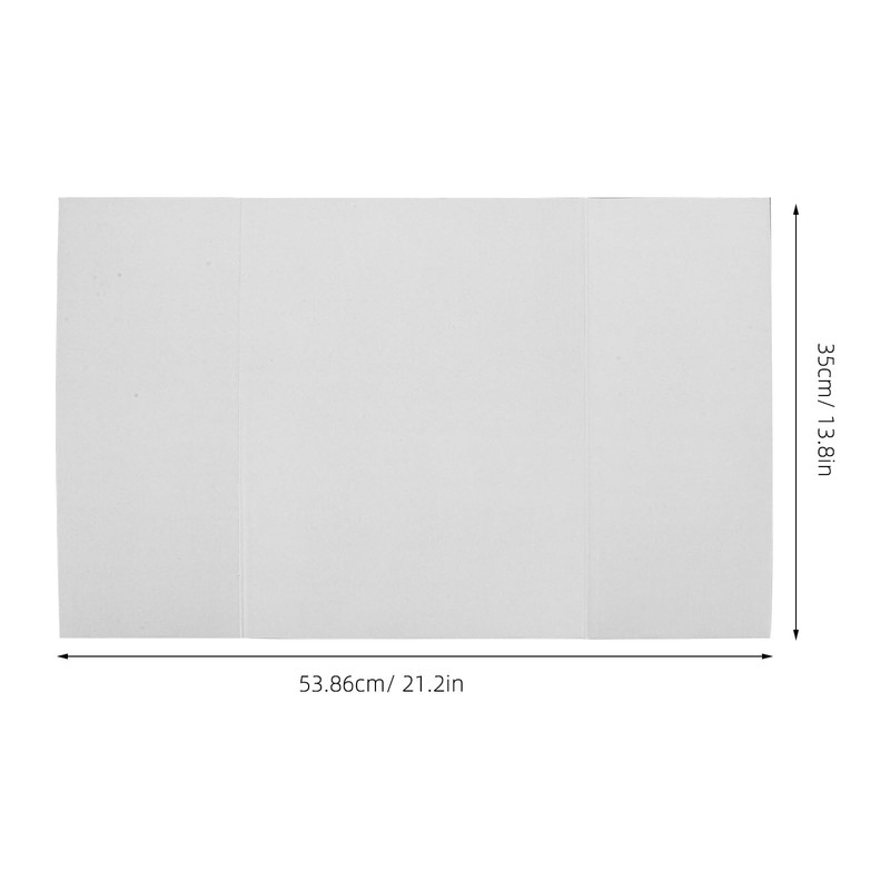 JECOMPRIS 1 Set Folding Display Board Tri Fold Poster Boards