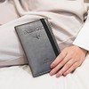 Lumbor37 Porta de Pasaporte, Funda para Pasaporte Con Bloqueo RFID,Cremallera
