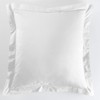 Douceur d'interieur Pillow CASE Flat Flounce 63/63 UNI Blanche +Bourdon