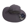 Solar Fan Hat Large Brim Quick Dry Breathable 3 Speeds