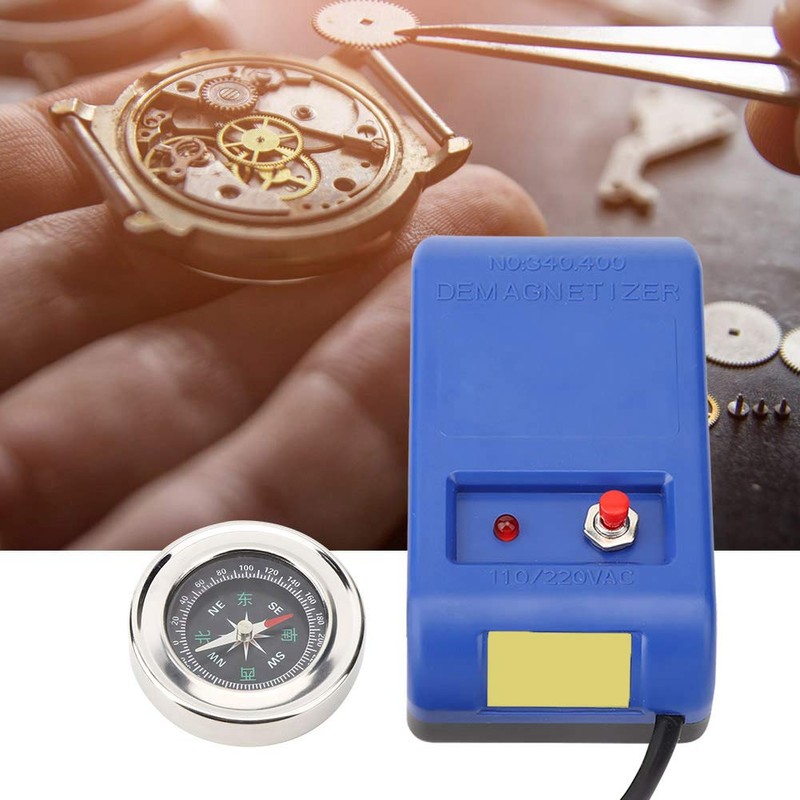 Demagnetizer, Electrical Watch Degausser Magnetizer Demagnetization Professional Degaussing Demagnetizer Tool