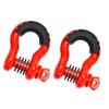 2 Pack D-Ring Shackle 41,850lbs Break Strength Heavy Duty 3/4"