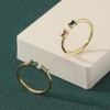 Stocking Stuffers Holiday Outfits for Women 2024 2Pcs Birthstone Rings