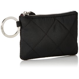 Vera Bradley Women's Performance Twill Zip ID Case Wallet, Black, One Size