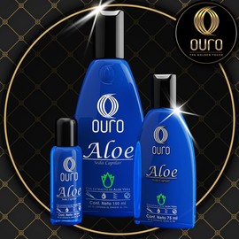 Ouro Seda Capilar de Aloe Libre de Aceites Minerales 150 ml