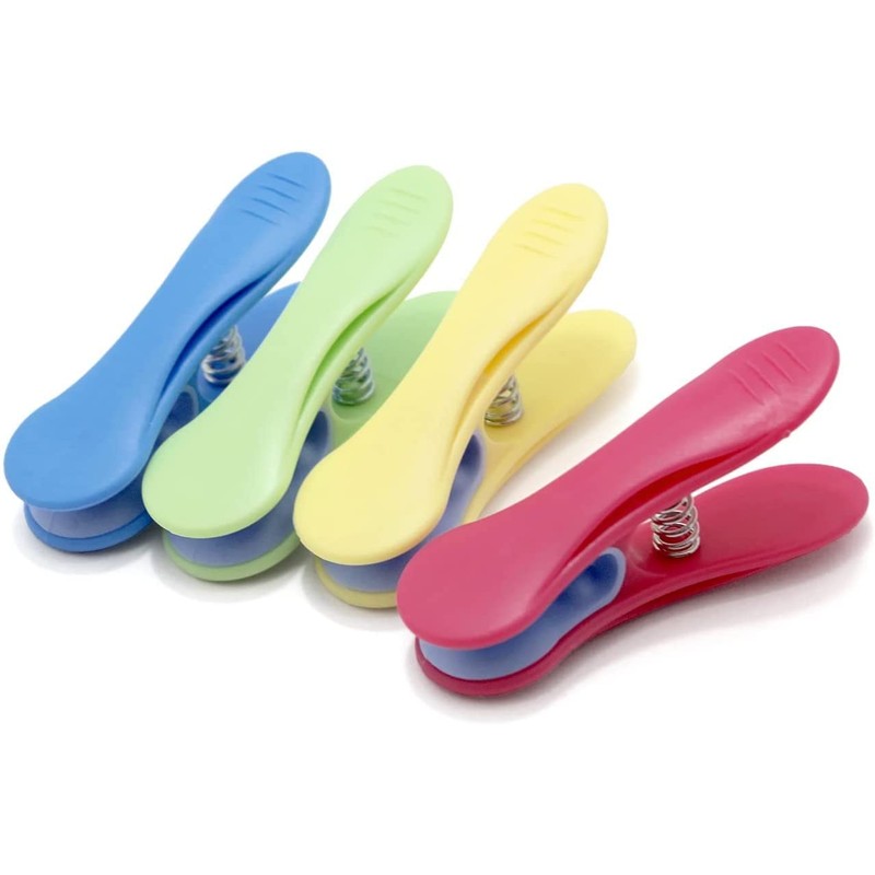 Clothespins Strong Non-marking Plumer Sweet Clips, Pack of 12, Colorful