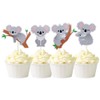Mulukaya - 24 piezas de decoración para cupcakes de koala
