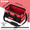 Tool Bag, 16 Inch Foldable Open Top Tool Bag Organizer
