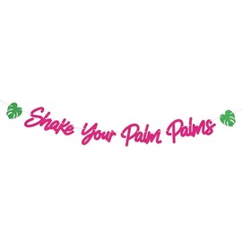 Weddingstar Paper Bachelorette Party Banner - Shake Your Palm Palms