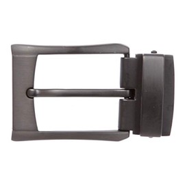 Nickel Free 1 3/8" (35 mm) Clamp Belt Buckle for Replacement or Leather Craft, Gun Metal