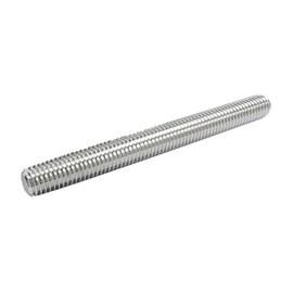 Quickun 304 Stainless Steel Fully Thread Rod, M8-1.25 Thread Pitch, 250mm Length, Right Hand Threads (Pack of 1)