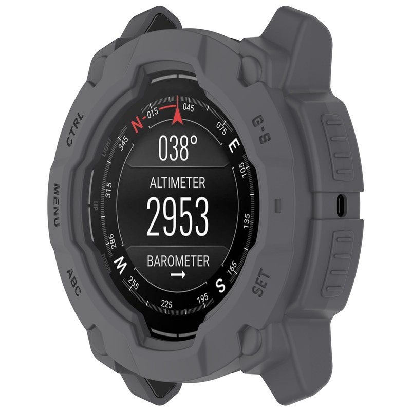 FTRONGRT Case Compatible with Garmin Instinct 3 45mm, Soft TPU,