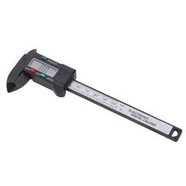 Calibrador Digital Vernier Calibrador Digital Electrónico Alta Precisión Rango de 0-4 Pulgadas PA66 para Bricolaje
