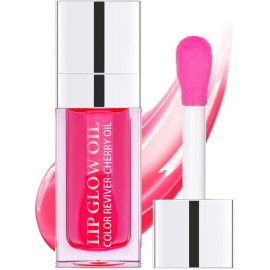 sokgo 6 Pack Hydrating Lip Oil Moisturizing Plumping Gloss Balm Cherry Tint Raspberry