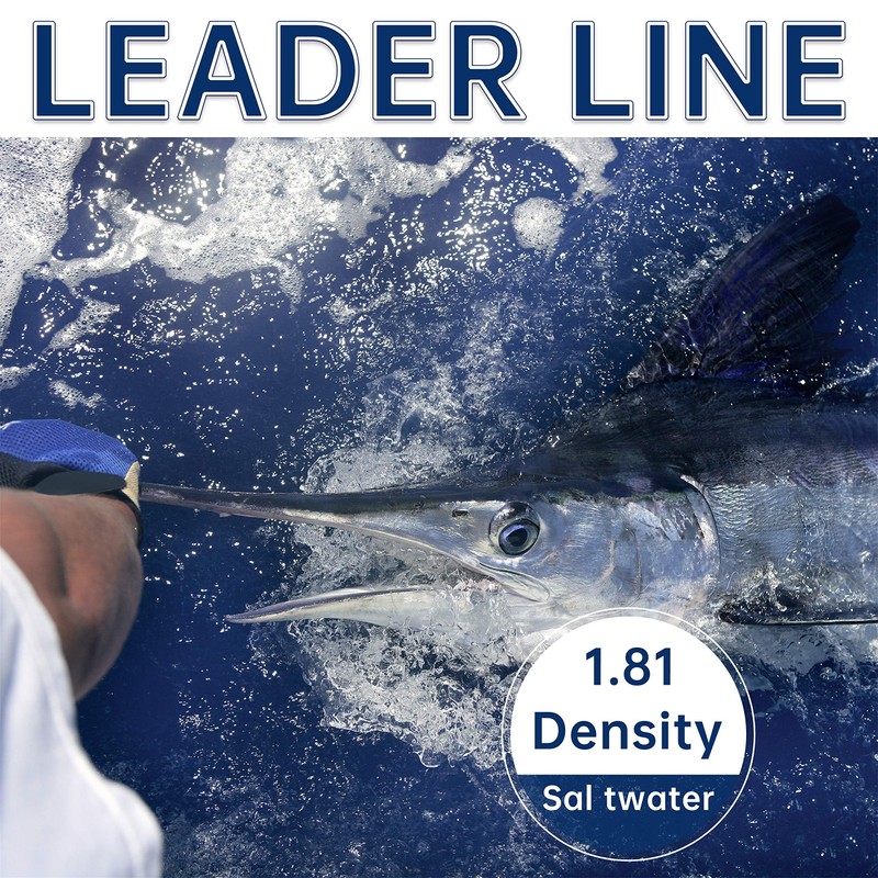 RIKIMARU FC 100% Fluorocarbon (Clear, 150Yards-20LB)