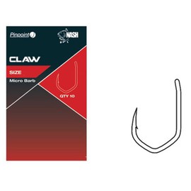 Nash Pinpoint Claw Micro Barbed Hooks Qty 10 (Size 7)