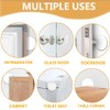 6pcs Door Stopper, Clear Rubber Feet Pads, Self Stick Noise