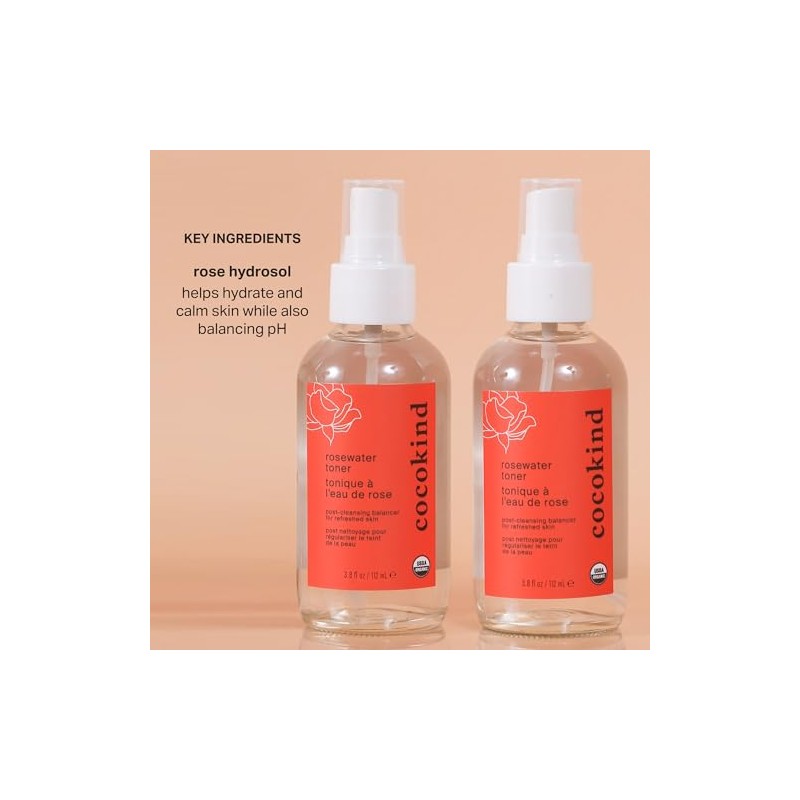 cocokind Organic Rosewater Facial Toner