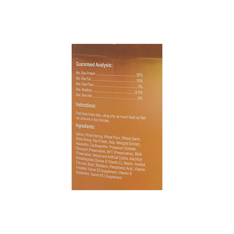 Omega One Goldfish Pellets, Sinking, Medium, 10 lb x1