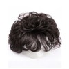 Osom Wig Women's Hair Wave Crown Part Wig, 1 Piece, Black / 오솜 가발 여자 헤어 웨이브 정수리 부분가발, 1개, 블랙