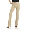 Rekucci Womens Ease into Comfort Stretchy Business Casual Bootcut Pull-On