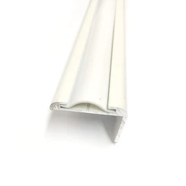 QPN White Vinyl 7/8" Insert Molding Trim Screw Cover RV Camper Travel Trailer (100 ft, White)