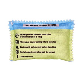 Dry Monster 100g Rechargeable Desiccant 3 Pack - Ultimate Moisture Absorbing Bags | Rechargeable Silica | Protects Valuables from Rust, Corrosion & Humidity | Easy to Use & Rechargeable