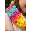 Wollbiene Batik Wool with Colour Gradient, Multicoloured Knitting Wool, Crochet