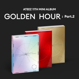 1th Mini Album [GOLDEN HOUR : Part.2] Photobook 3 SET Version + [Extra Photocards]