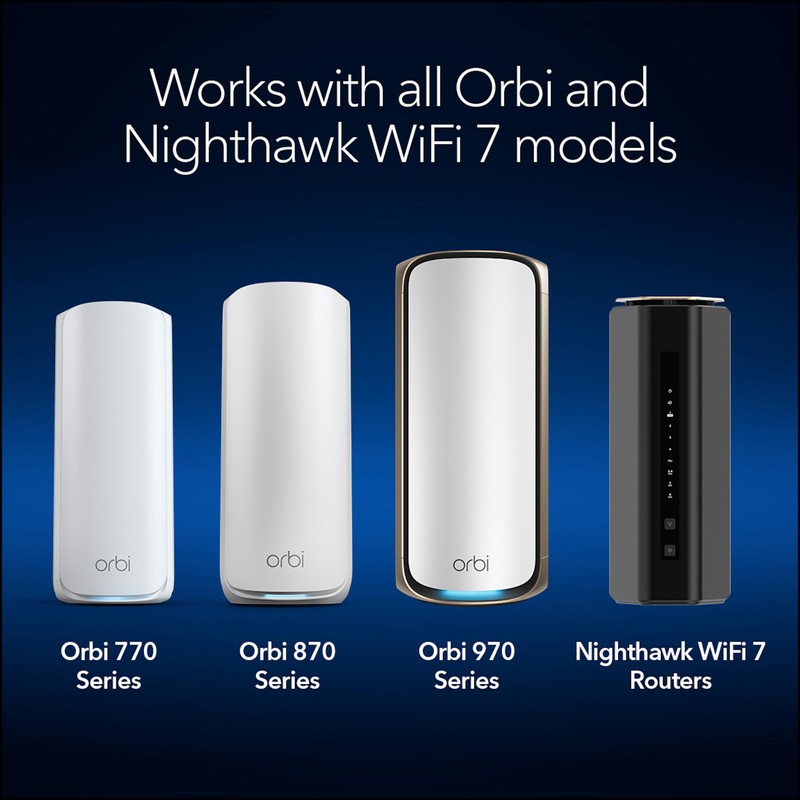 NETGEAR WiFi 7 Wall Mount Kit (RBEWM-10000S) Compatible with Orbi