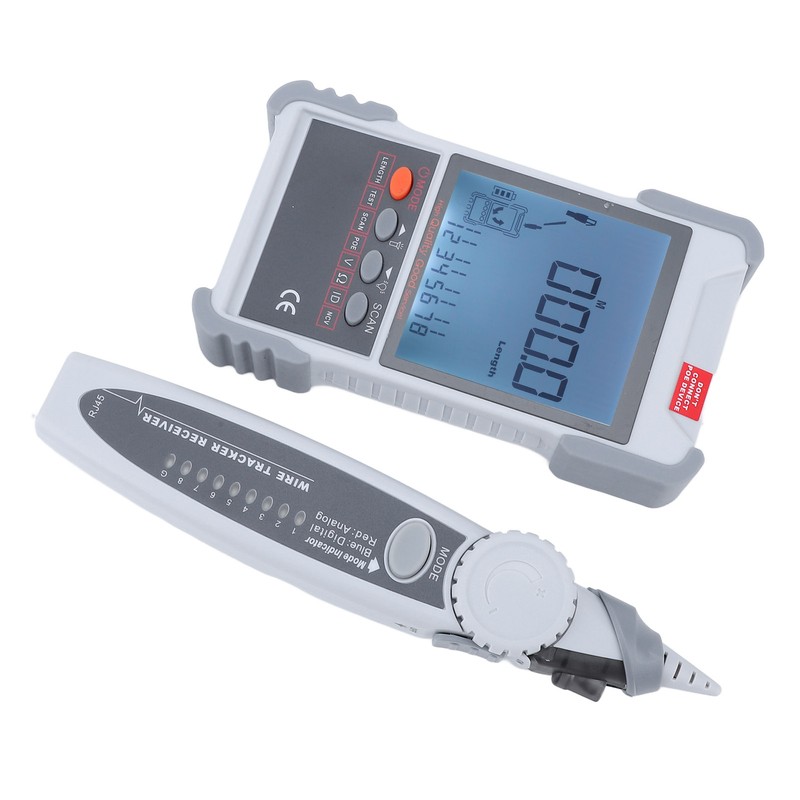 LCD Network Tester Multifunctional ABS Housing Line Finder with Multimeter