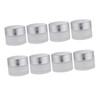 minkissy Compact 8 Pack Glass Jars Sample Jars Cosmetic Containers