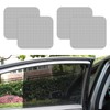 SamWinGear Car Window Reusable Tint Film, 4PCS Removable Window Sun