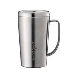 Doshisha ON℃ZONE Under Freezing Stein (Ondo Zone), 14.2 fl oz (420 ml), Silver