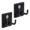 rockible 2Pcs Universal Heavy Duty Wall Mounted Tennis Racket Holder