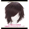 CaseEden 6058 Premium Cool Short Hair Cosplay Wig Dark Brown