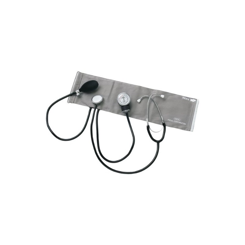 アネロイド血圧計[ラテックスフリー] Dリング聴診器一体型 FC-101