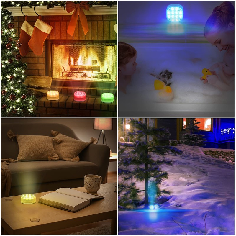 Rechargeable Pool Lights for Above Ground Pools, Led Lights for