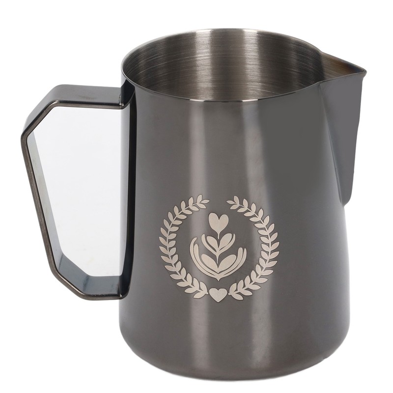 Frothing Jug Pitcher 600ml Food Grade Stainless Steel Milk Frother