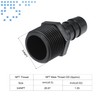 MECCANIXITY Plastic Pipe Fitting 1/2" Barb OD 3/4NPT Male Thread