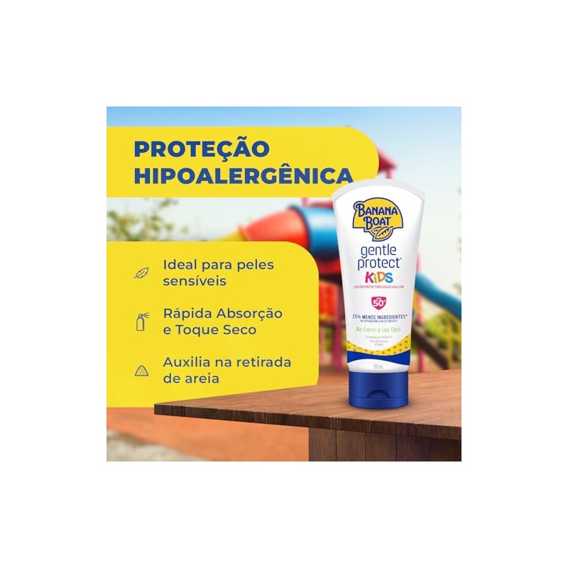 BANANA BOAT Gentle Protect Kids FPS 50 Loción 180 ml