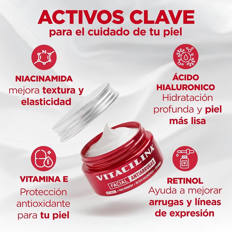 Vitacilina Crema Facial Antiarrugas 100g